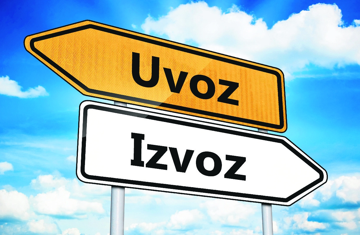 Pokrivenost uvoza izvozom u prvih osam mjeseci 2024. iznosila 55 posto